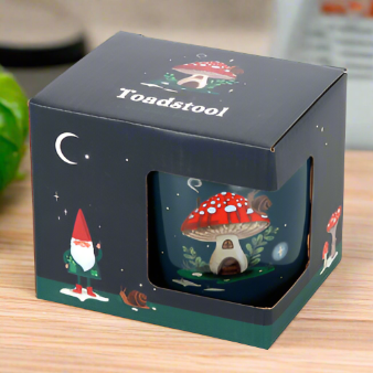 Gnome Sweet Gnome Mushroom Mug