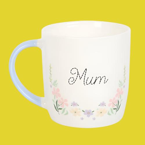 Mum Pastel Floral Mug