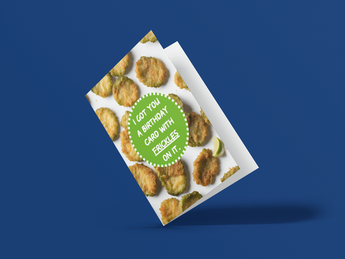 Fried Pickle Lover Birthday Card