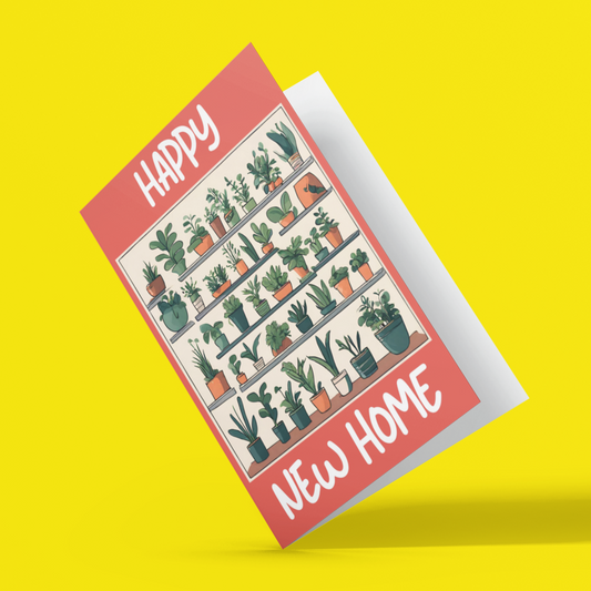 Plant Lover Happy New Home Card