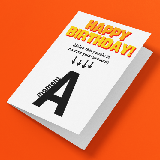Brain Teaser Puzzle Happy Birthday Card (A)
