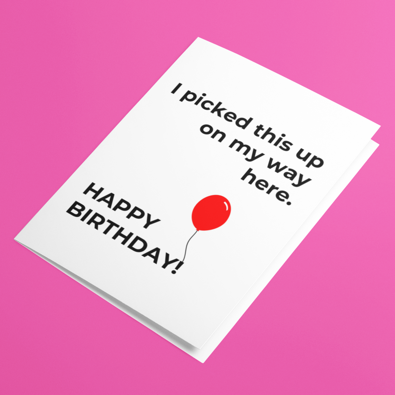 Random Cheeky Birthday Card