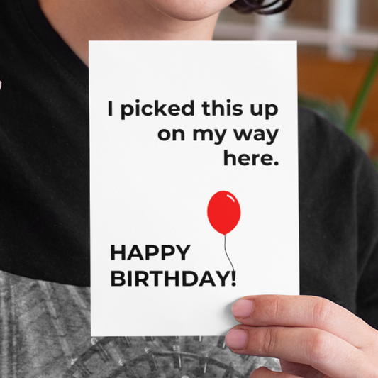 Random Cheeky Birthday Card