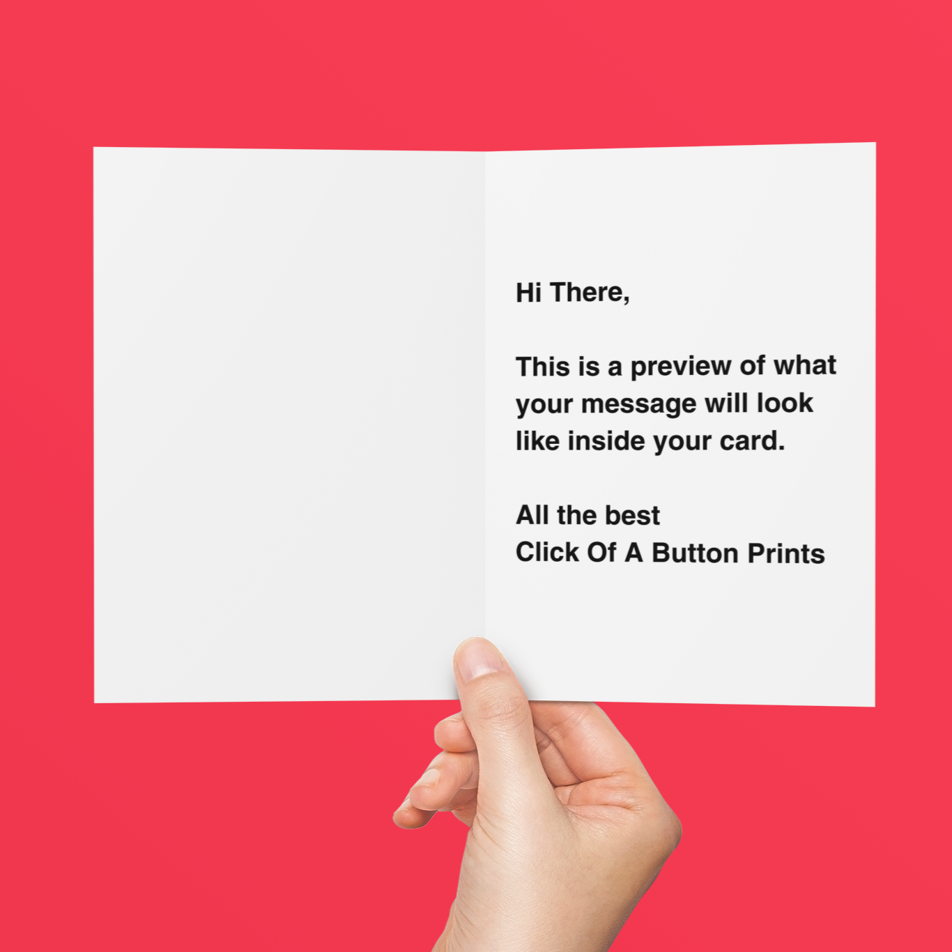 You Can't Leave Funny Greeting Card - Click Of A Button Prints