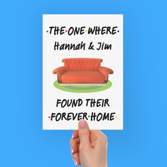 Personalised New Home Housewarming Card