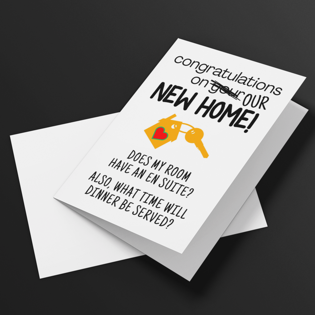 New Housewarming Card, Congratulations On Your New Home Cheeky Card