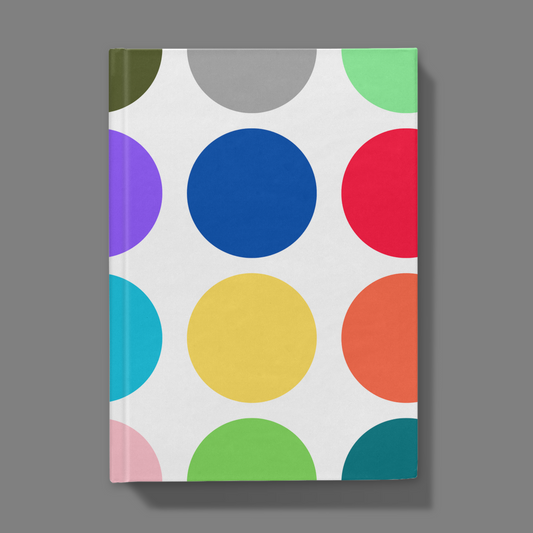 Simply Circles Hardback Notebook, (Size A5 or A4)