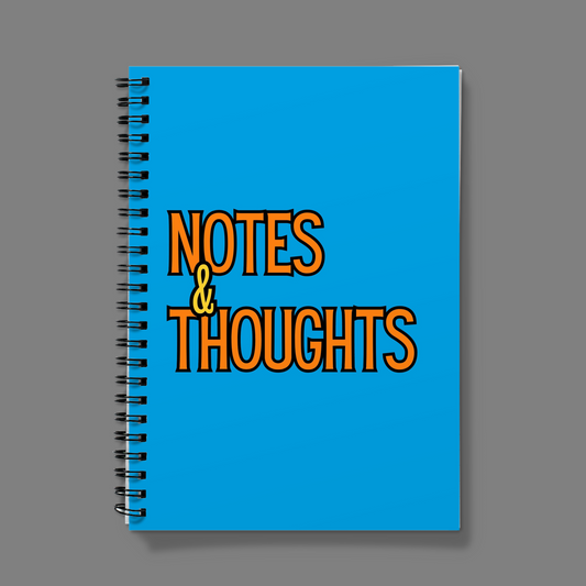 Notes and Thoughts Spiral Bound Notebook (A5)