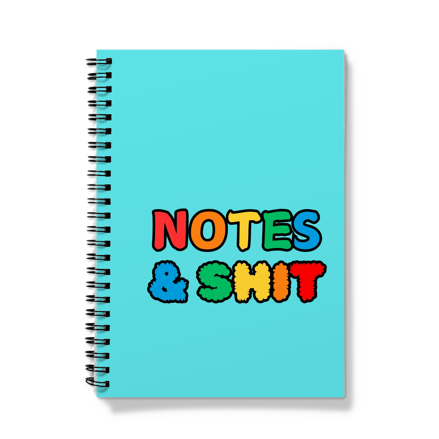 Notes and Shit Spiral Bound Notebook (A5)