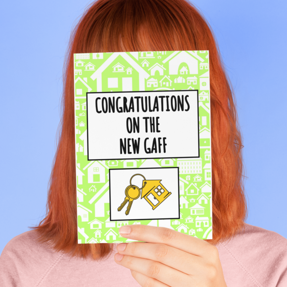 Congratulations On The New Gaff New Home Card