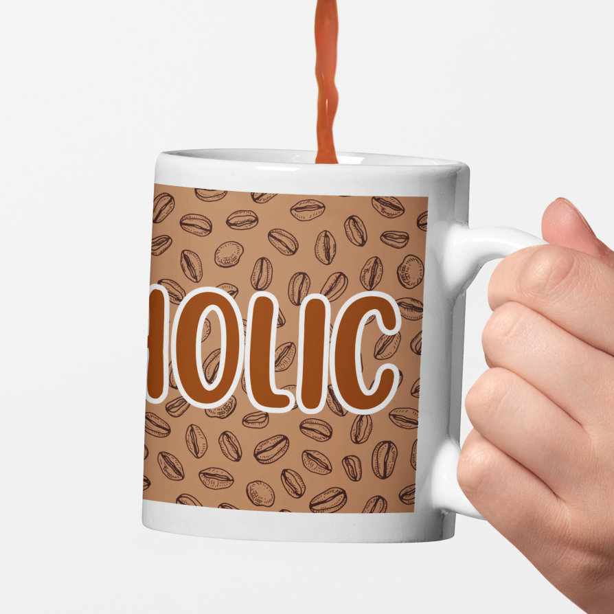 Coffeeholic Mug | Funny Coffee Lover Coffee Mug Gift