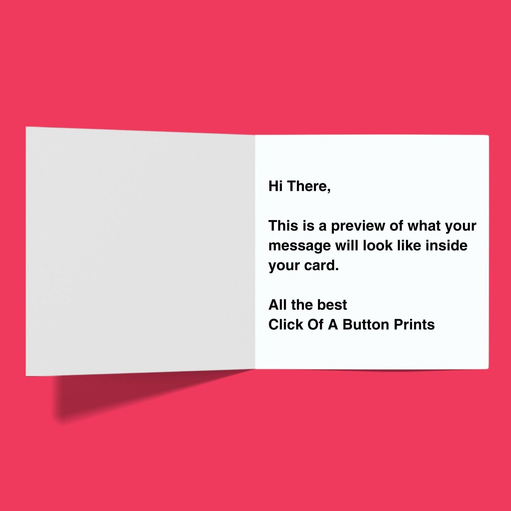 One Year Down Joke Anniversary Card - Click Of A Button Prints