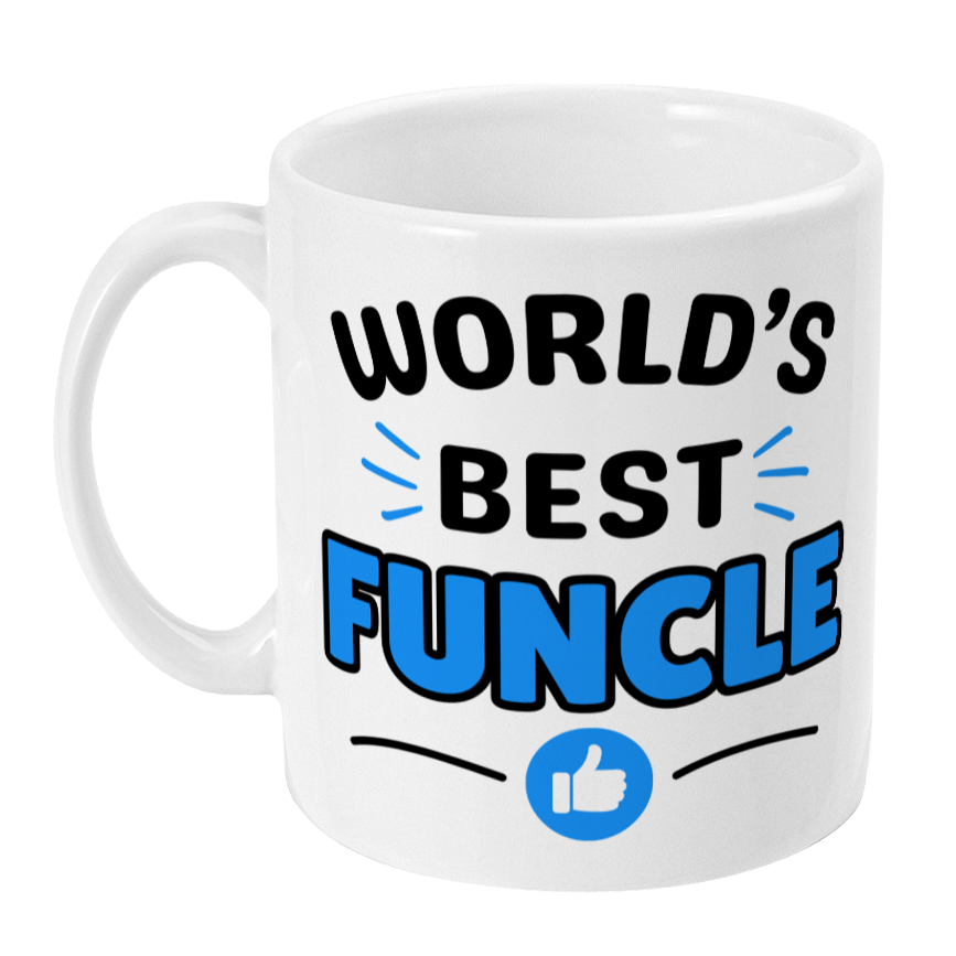 World's Best Funcle Mug, Funny Uncle Coffee Mug Gift