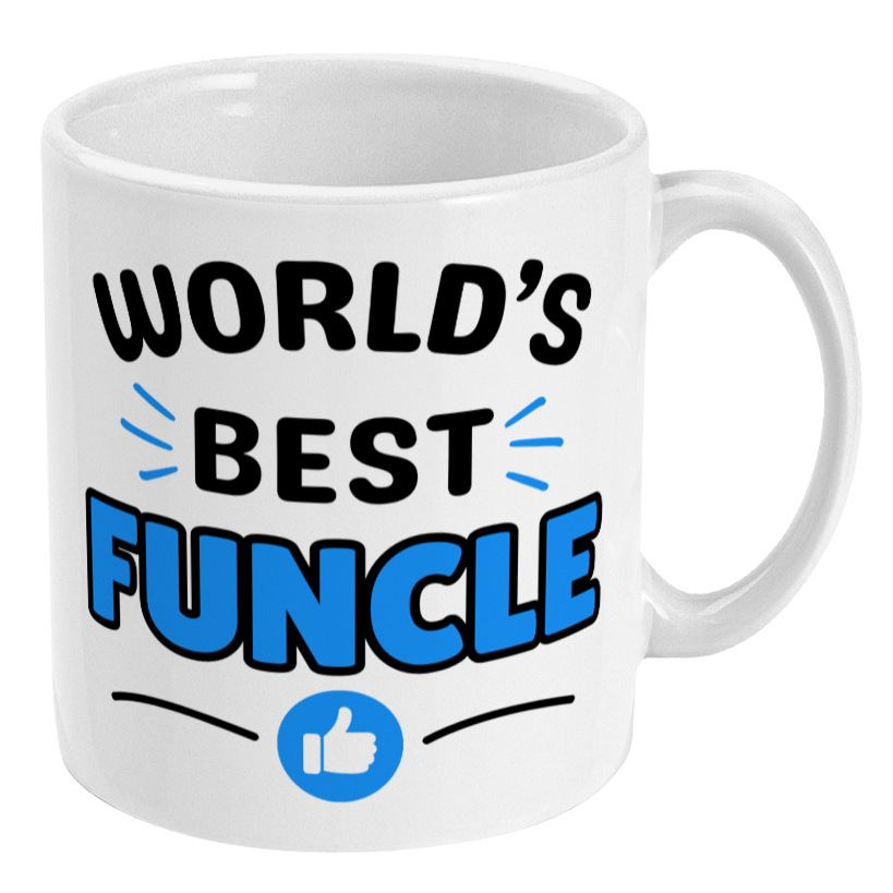 World's Best Funcle Mug, Funny Uncle Coffee Mug Gift