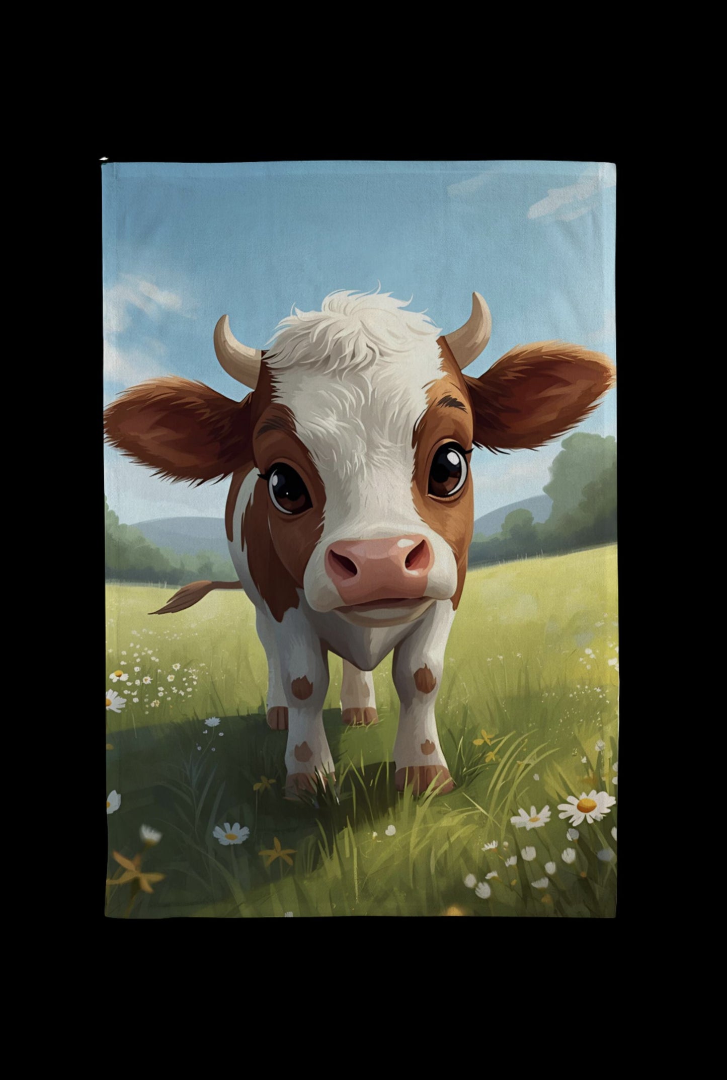 Cow Print Tea Towel - Cute & Fun Kitchen Gift