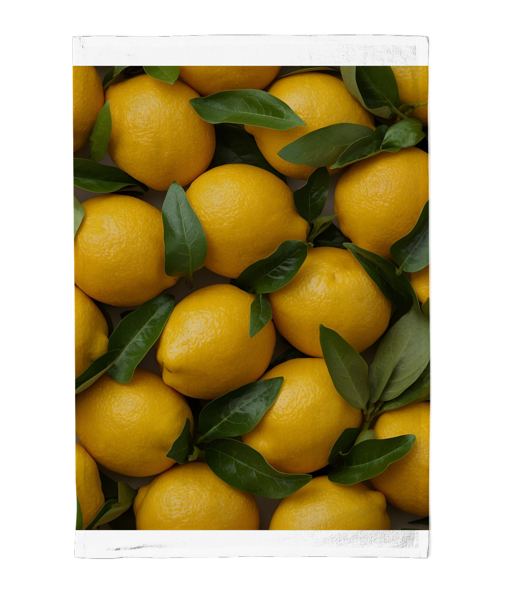Lemon Kitchen Tea Towel