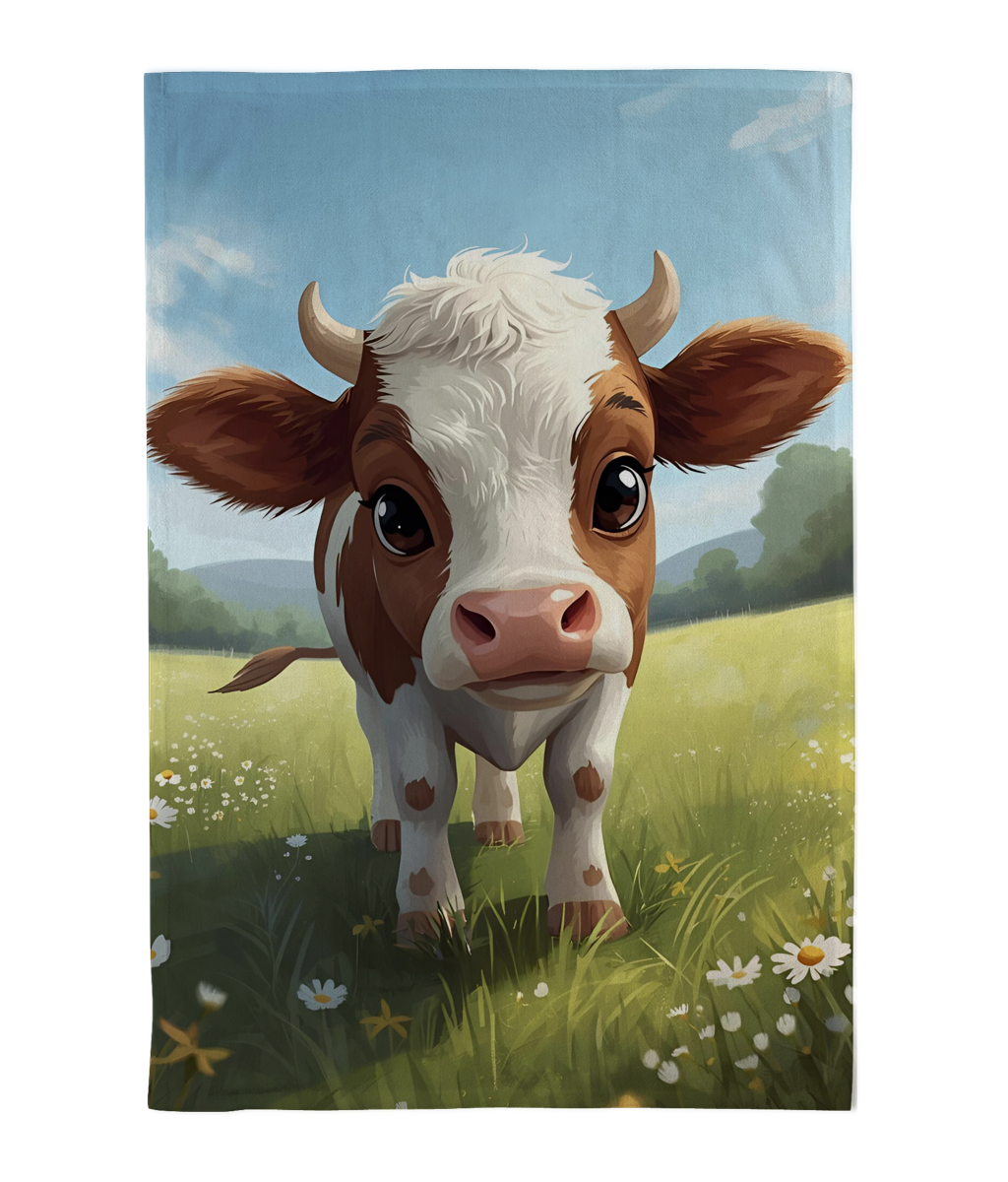 Cow Print Tea Towel - Cute & Fun Kitchen Gift